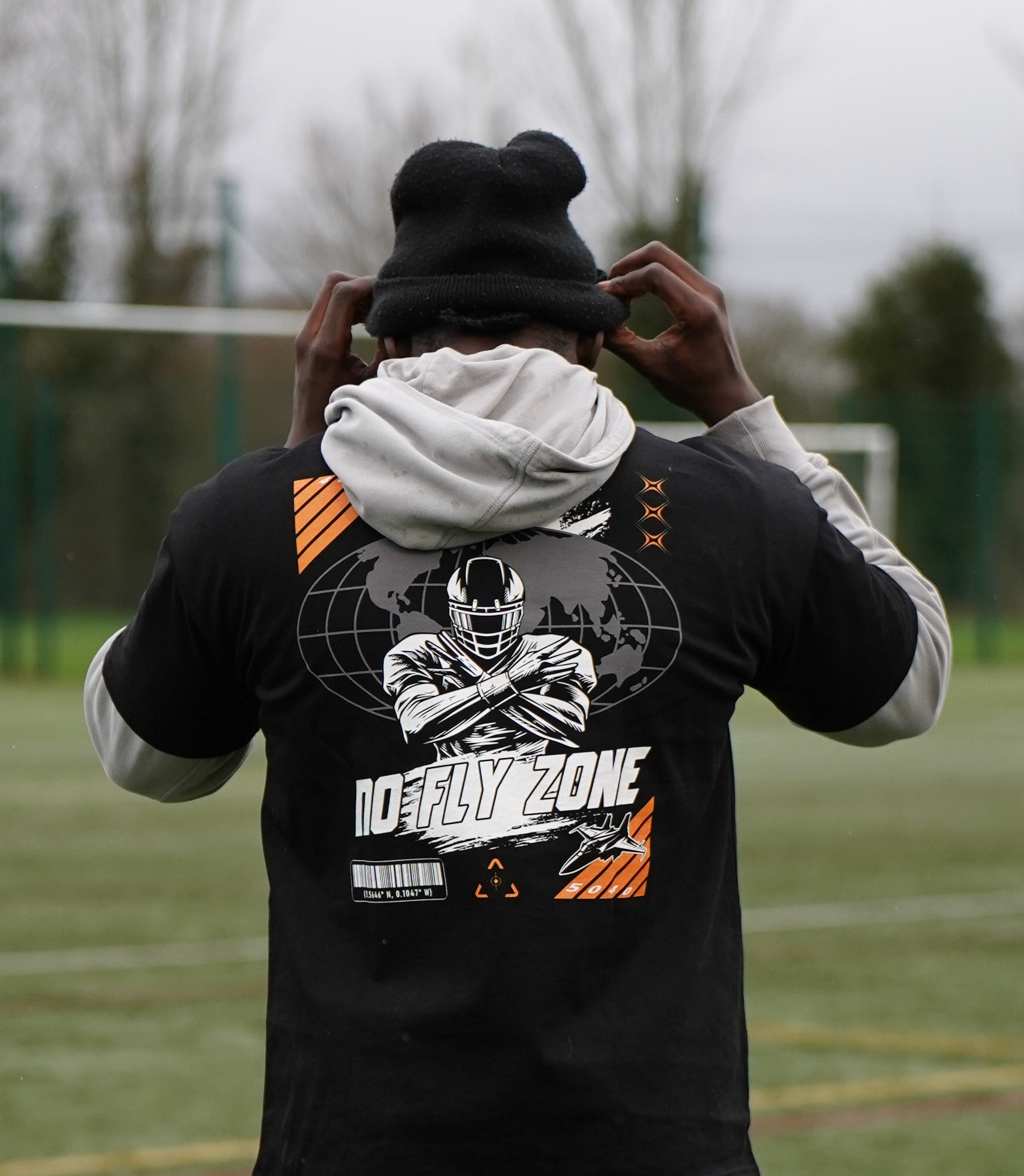 No Fly Zone T Shirt - Black