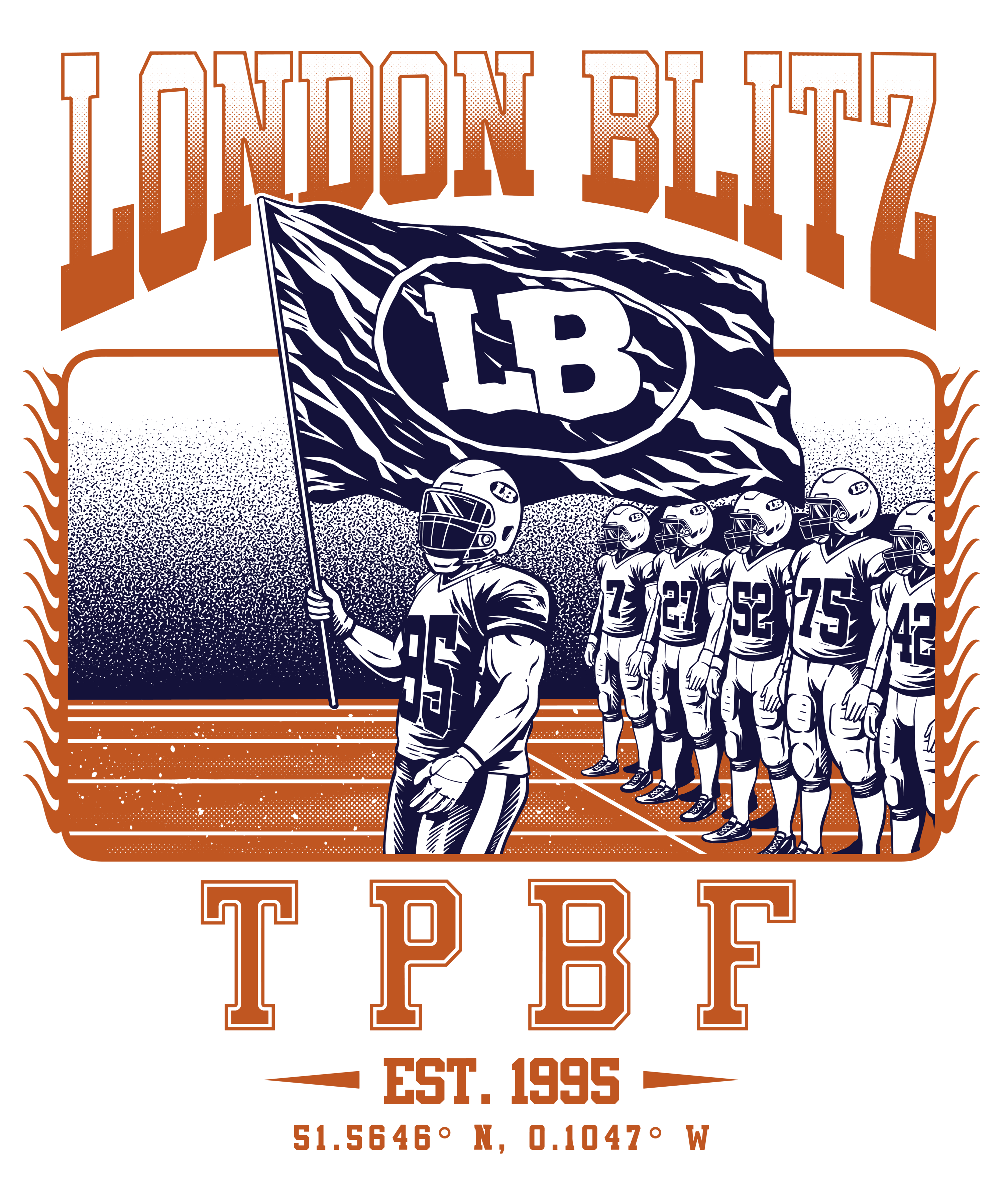 London Blitz T Shirt - Off-White