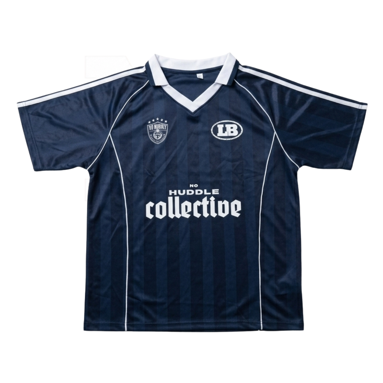 London Blitz Shadow Stripe Collared Jersey